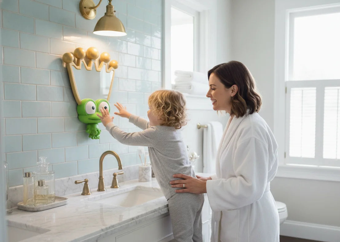 Frog Sculpture Mirror