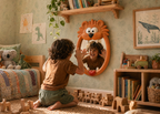 Lion Sculpture Mirror