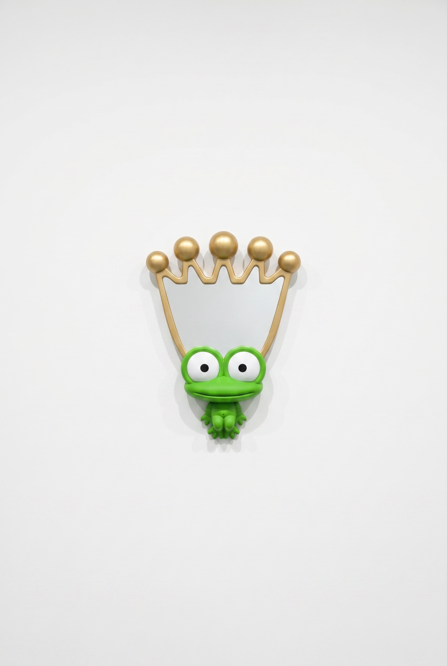 Frog Mirror - minimalist gallery wall