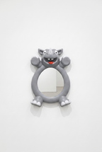 Rhino Mirror - minimalist gallery wall