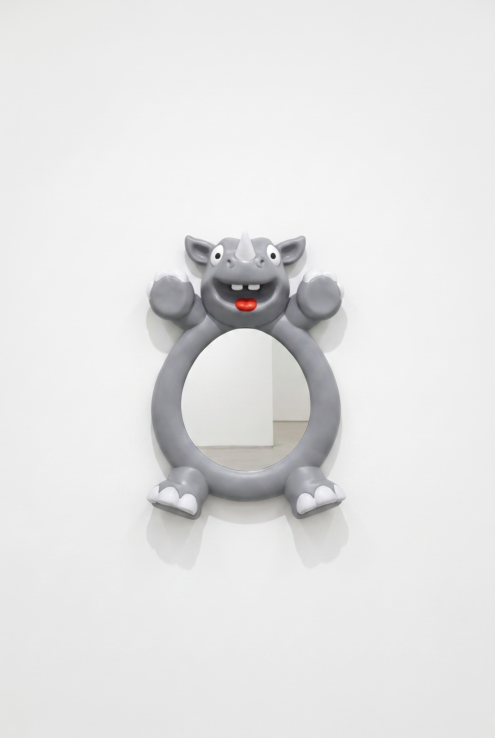 Rhino Mirror - minimalist gallery wall